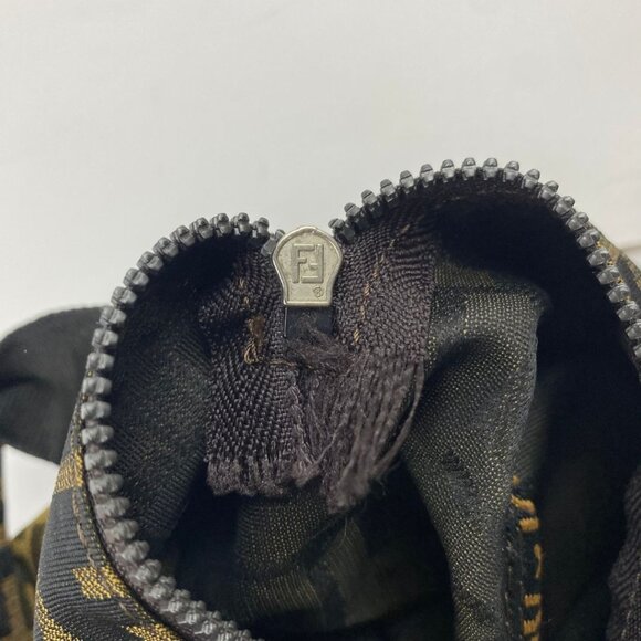 FENDI Zucca Mini Baguette Tote Bag Rare - Picture 12 of 14